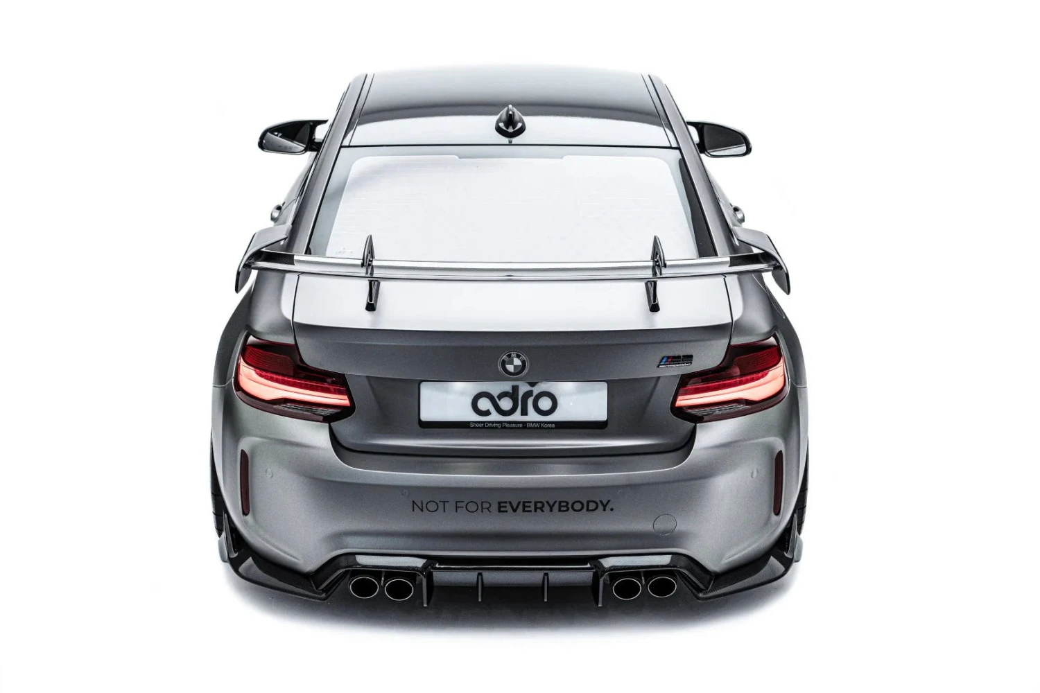 Adro - Carbon Fiber AT-R1 Swan Neck GT Wing BMW M2/C F87 & Series 2 F22 8 Adro - Carbon Fiber AT-R1 Swan Neck GT Wing BMW M2/C F87 & Series 2 F22 - Image 6