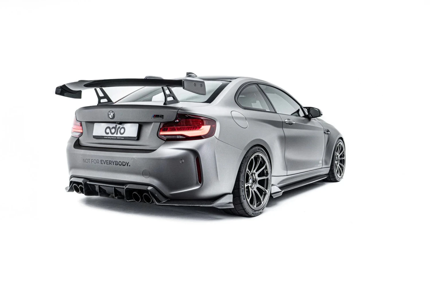 Adro - Carbon Fiber AT-R1 Swan Neck GT Wing BMW M2/C F87 & Series 2 F22 4 Adro - Carbon Fiber AT-R1 Swan Neck GT Wing BMW M2/C F87 & Series 2 F22 - Image 2
