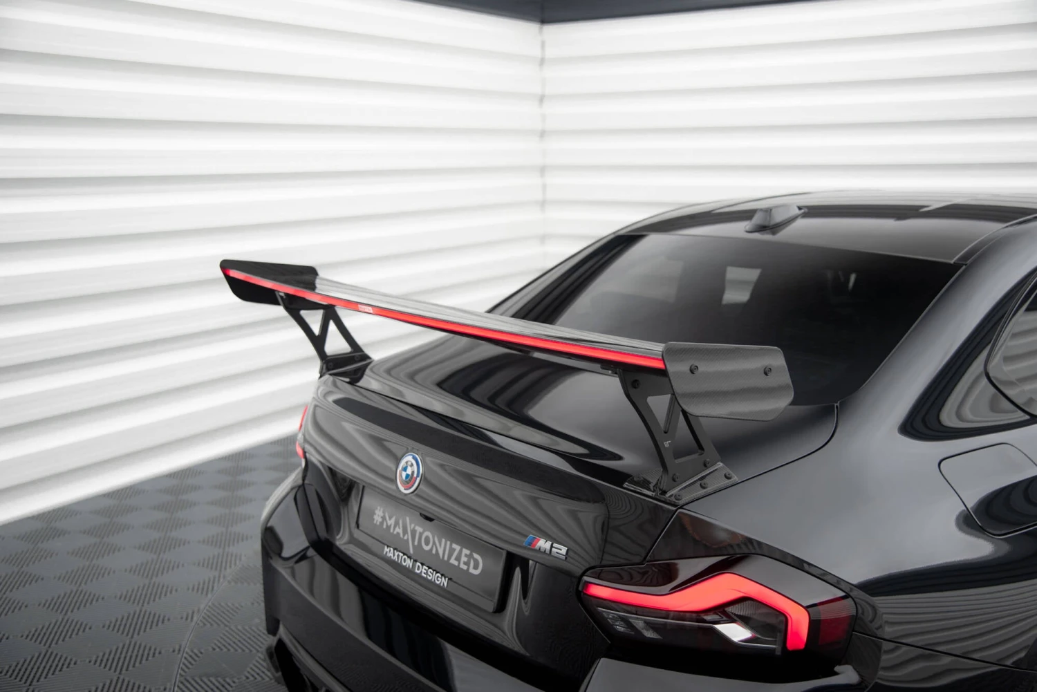Maxton Design - Carbon Fiber Rear Wing + LED Light BMW M2 G87 / M240i / Series 2 M-Pack / Series 2 Standard G42 12 Maxton Design - Carbon Fiber Rear Wing + LED Light BMW M2 G87 / M240i / Series 2 M-Pack / Series 2 Standard G42 - Image 10
