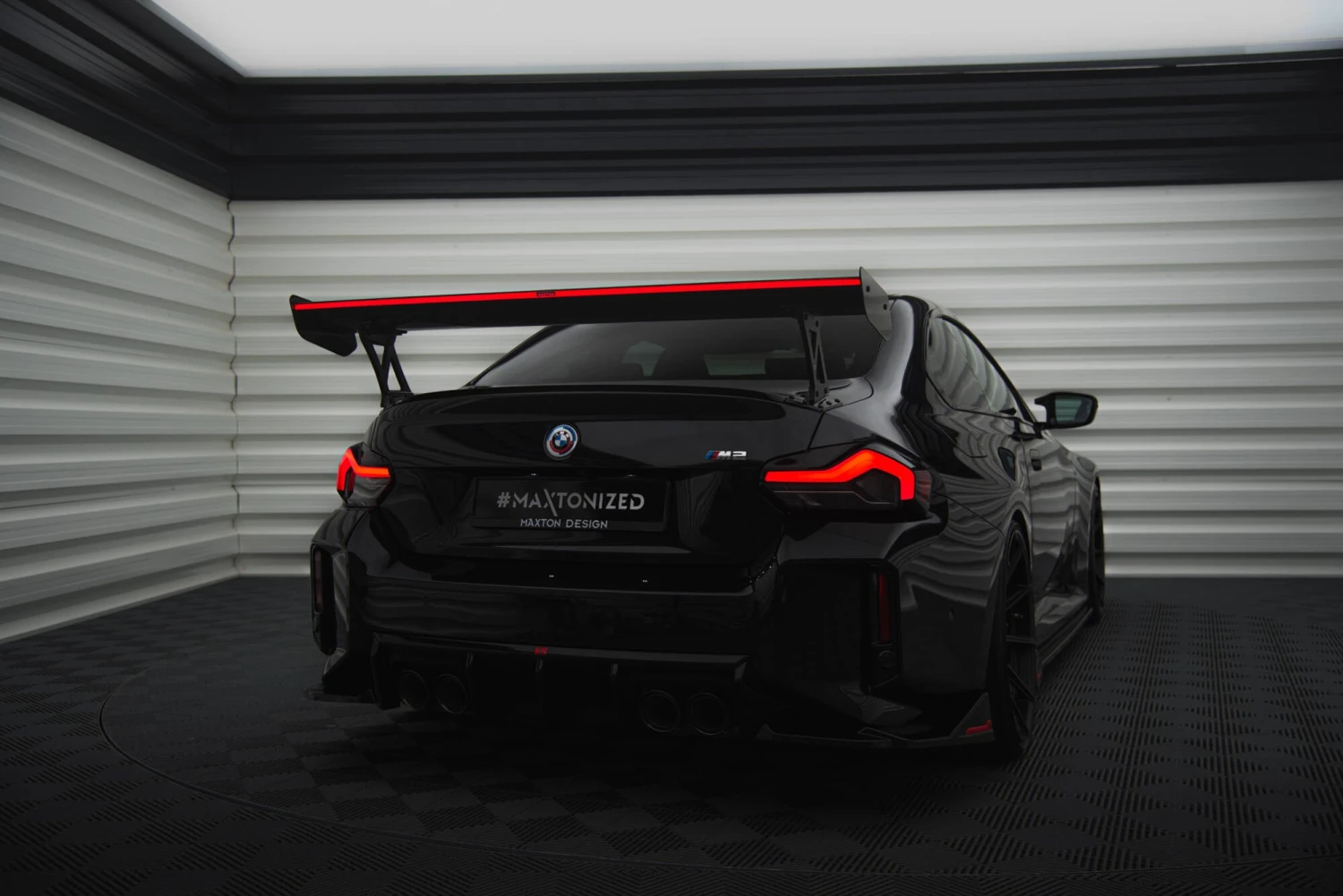 Maxton Design - Carbon Fiber Rear Wing + LED Light BMW M2 G87 / M240i / Series 2 M-Pack / Series 2 Standard G42 5 Maxton Design - Carbon Fiber Rear Wing + LED Light BMW M2 G87 / M240i / Series 2 M-Pack / Series 2 Standard G42 - Image 3