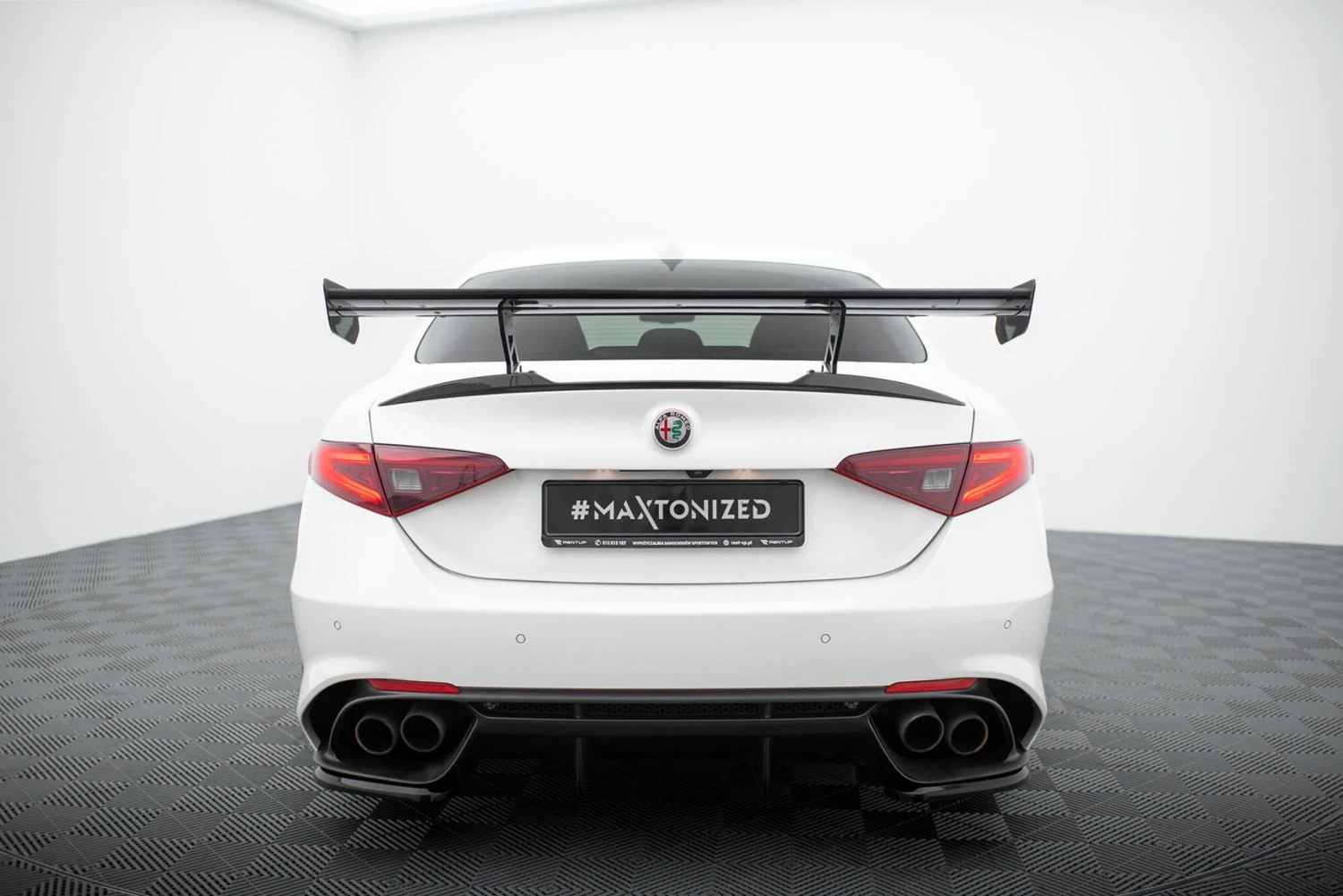 Maxton Design - Carbon Fiber Rear Wing Alfa Romeo Giulia Quadrifoglio 7 Maxton Design - Carbon Fiber Rear Wing Alfa Romeo Giulia Quadrifoglio - Image 5