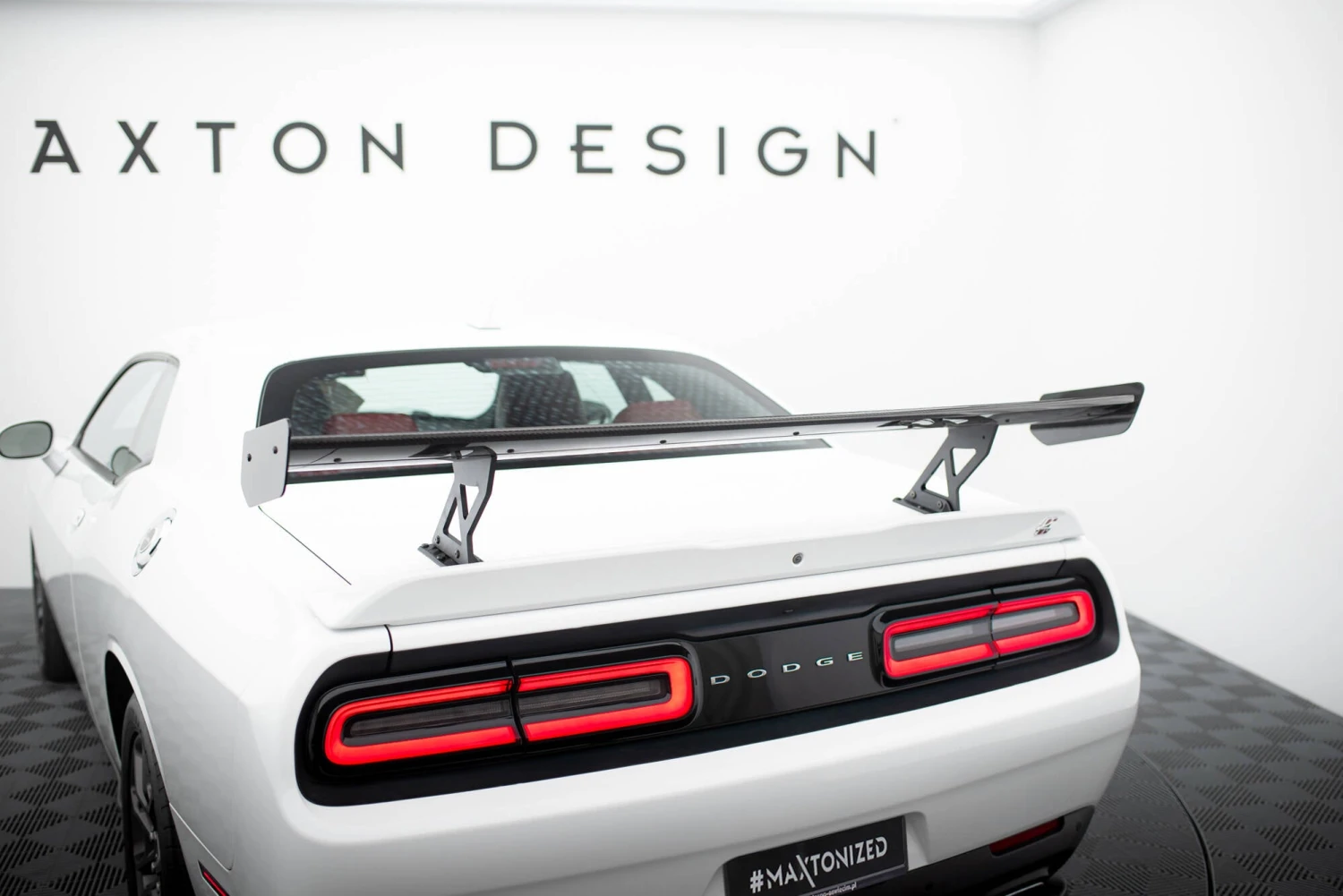 Maxton Design - Carbon Fiber Rear Wing Dodge Challenger MK3 4 Maxton Design - Carbon Fiber Rear Wing Dodge Challenger MK3 - Image 2