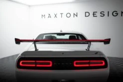 Maxton Design - Carbon Fiber Rear Wing + LED Dodge Challenger MK3 -FlareCraft Store eng pl Carbon Spoiler LED Dodge Challenger Mk3 21129 21