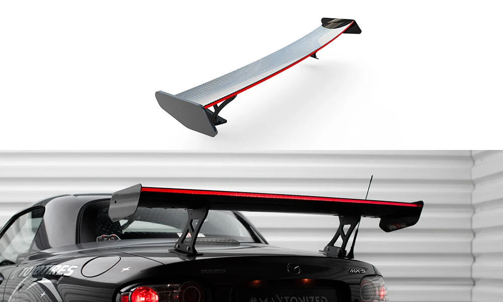 Maxton Design - Carbon Fiber Rear Wing + LED Light Mazda MX-5 Hardtop NC (MK3) 3 Maxton Design - Carbon Fiber Rear Wing + LED Light Mazda MX-5 Hardtop NC (MK3)