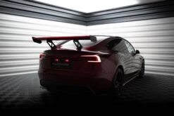Maxton Design - Carbon Fiber Rear Wing + LED Tesla Model 3 -FlareCraft Store eng pl Carbon Spoiler LED Tesla Model 3 21002 19