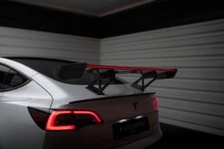 Maxton Design - Carbon Fiber Rear Wing + LED Tesla Model 3 -FlareCraft Store eng pl Carbon Spoiler LED Tesla Model 3 21002 23