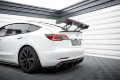Maxton Design - Carbon Fiber Rear Wing + LED Tesla Model 3 -FlareCraft Store eng pl Carbon Spoiler LED Tesla Model 3 21002 26