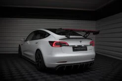 Maxton Design - Carbon Fiber Rear Wing + LED Tesla Model 3 -FlareCraft Store eng pl Carbon Spoiler LED Tesla Model 3 21002 31
