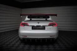 Maxton Design - Carbon Fiber Rear Wing + LED Tesla Model 3 -FlareCraft Store eng pl Carbon Spoiler LED Tesla Model 3 21002 32