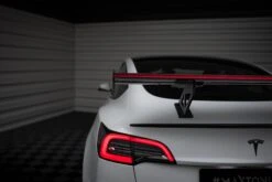 Maxton Design - Carbon Fiber Rear Wing + LED Tesla Model 3 -FlareCraft Store eng pl Carbon Spoiler LED Tesla Model 3 21002 34