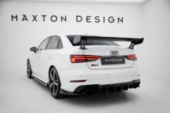 Maxton Design - Carbon Fiber Rear Wing With External Brackets Uprights Audi A3 / A3 S-Line / S3 / RS3 Sedan 8V / 8V (Facelift) 15 Maxton Design - Carbon Fiber Rear Wing With External Brackets Uprights Audi A3 / A3 S-Line / S3 / RS3 Sedan 8V / 8V (Facelift) -FlareCraft Store eng pl Carbon Spoiler With External Brackets Uprights Audi A3 A3 S Line S3 RS3 Sedan 8V 8V Facelift 21898 5