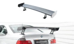 Maxton Design - Carbon Fiber Rear Wing With External Brackets Uprights BMW Series 3 Coupe E46