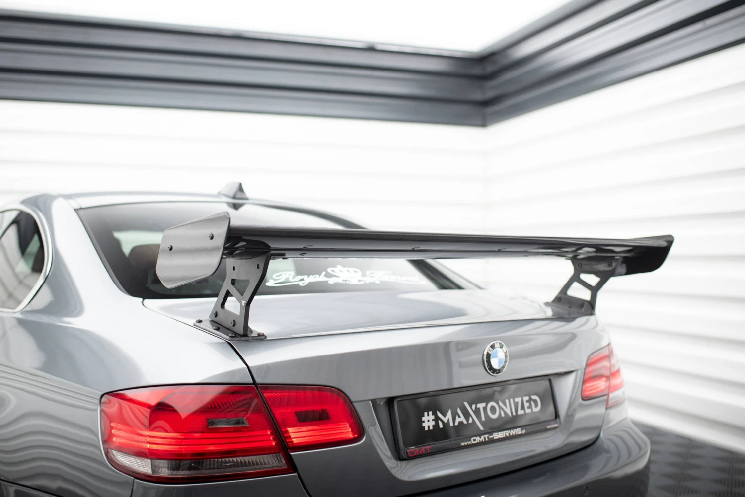 Maxton Design - Carbon Fiber Rear Wing With External Brackets Uprights BMW Series 3 / M3 Coupe E92 8 Maxton Design - Carbon Fiber Rear Wing With External Brackets Uprights BMW Series 3 / M3 Coupe E92 - Image 6