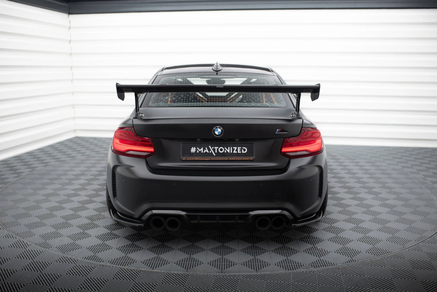 Maxton Design - Carbon Fiber Rear Wing (External Brackets Uprights) BMW M2 F87 6 Maxton Design - Carbon Fiber Rear Wing (External Brackets Uprights) BMW M2 F87 - Image 4