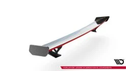 Maxton Design - Carbon Fiber Rear Wing With External Brackets Uprights + LED Audi A3 / A3 S-Line / S3 / RS3 Sedan 8V / 8V (Facelift) -FlareCraft Store eng pl Carbon Spoiler With External Brackets Uprights LED Audi A3 A3 S Line S3 RS3 Sedan 8V 8V Facelift 21901 10