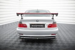 Maxton Design - Carbon Fiber Rear Wing With External Brackets Uprights + LED BMW Series 3 Coupe E46 -FlareCraft Store eng pl Carbon Spoiler With External Brackets Uprights LED BMW 3 Coupe E46 20934 19