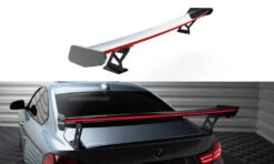 Maxton Design - Carbon Fiber Rear Wing With External Brackets Uprights + LED BMW Series 4 / Series 4 M-Pack Coupe F32