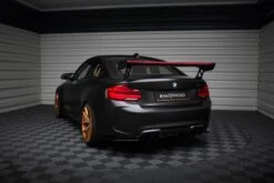 Maxton Design - Carbon Fiber Rear Wing (External Brackets Uprights) + LED BMW M2 F87 -FlareCraft Store eng pl Carbon Spoiler With External Brackets Uprights LED BMW M2 F87 20822 11