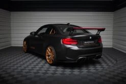 Maxton Design - Carbon Fiber Rear Wing (External Brackets Uprights) + LED BMW M2 F87 -FlareCraft Store eng pl Carbon Spoiler With External Brackets Uprights LED BMW M2 F87 20822 13