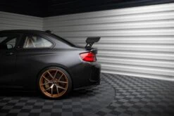 Maxton Design - Carbon Fiber Rear Wing (External Brackets Uprights) + LED BMW M2 F87 -FlareCraft Store eng pl Carbon Spoiler With External Brackets Uprights LED BMW M2 F87 20822 15