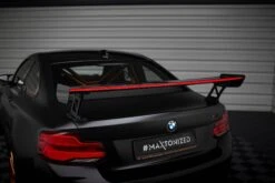 Maxton Design - Carbon Fiber Rear Wing (External Brackets Uprights) + LED BMW M2 F87 -FlareCraft Store eng pl Carbon Spoiler With External Brackets Uprights LED BMW M2 F87 20822 17