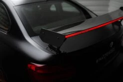 Maxton Design - Carbon Fiber Rear Wing (External Brackets Uprights) + LED BMW M2 F87 -FlareCraft Store eng pl Carbon Spoiler With External Brackets Uprights LED BMW M2 F87 20822 8