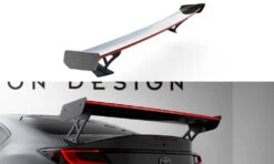 Maxton Design - Carbon Fiber Rear Wing With External Brackets Uprights + LED Toyota GR86 / Subaru BRZ MK2