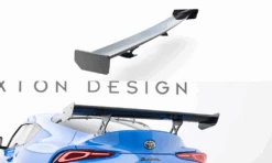 Front Page 13 Maxton Design - Carbon Fiber Rear Wing With External Brackets Uprights Toyota Supra MK5