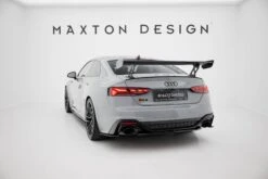 Maxton Design - Carbon Fiber Rear Wing With External Brackets Uprights V.1 Audi A5 / A5 S-Line / S5 / RS5 Coupe F5 / F5 Facelift -FlareCraft Store eng pl Carbon Spoiler With External Brackets Uprights V 1 Audi A5 A5 S Line S5 RS5 Coupe F5 F5 Facelift 22215 12
