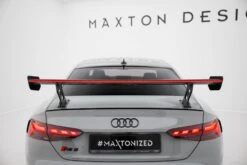 Maxton Design - Carbon Fiber Rear Wing With External Brackets Uprights V.1 + LED Audi A5 / A5 S-Line / S5 / RS5 Coupe F5 / F5 Facelift -FlareCraft Store eng pl Carbon Spoiler With External Brackets Uprights V 1 LED Audi A5 A5 S Line S5 RS5 Coupe F5 F5 Facelift 22217 1