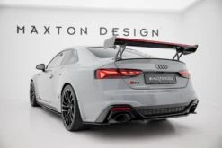 Maxton Design - Carbon Fiber Rear Wing With External Brackets Uprights V.1 + LED Audi A5 / A5 S-Line / S5 / RS5 Coupe F5 / F5 Facelift -FlareCraft Store eng pl Carbon Spoiler With External Brackets Uprights V 1 LED Audi A5 A5 S Line S5 RS5 Coupe F5 F5 Facelift 22217 3