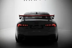 Maxton Design - Carbon Fiber Rear Wing With External Brackets Uprights V.1 + LED Audi A5 / A5 S-Line / S5 / RS5 Coupe F5 / F5 Facelift -FlareCraft Store eng pl Carbon Spoiler With External Brackets Uprights V 1 LED Audi A5 A5 S Line S5 RS5 Coupe F5 F5 Facelift 22217 7