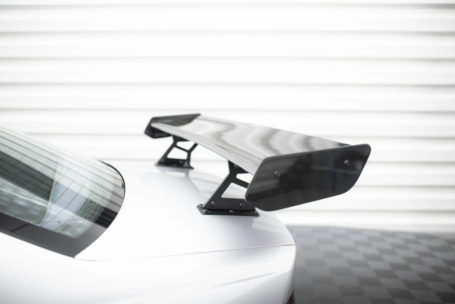 Maxton Design - Carbon Fiber Rear Wing With Internal Brackets Uprights BMW Series 3 Coupe E46 5 Maxton Design - Carbon Fiber Rear Wing With Internal Brackets Uprights BMW Series 3 Coupe E46 - Image 3