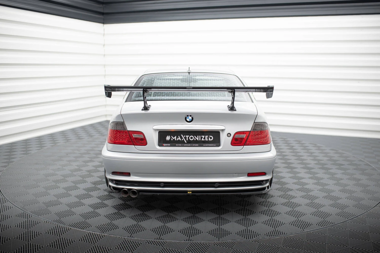 Maxton Design - Carbon Fiber Rear Wing With Internal Brackets Uprights BMW Series 3 Coupe E46 6 Maxton Design - Carbon Fiber Rear Wing With Internal Brackets Uprights BMW Series 3 Coupe E46 - Image 4