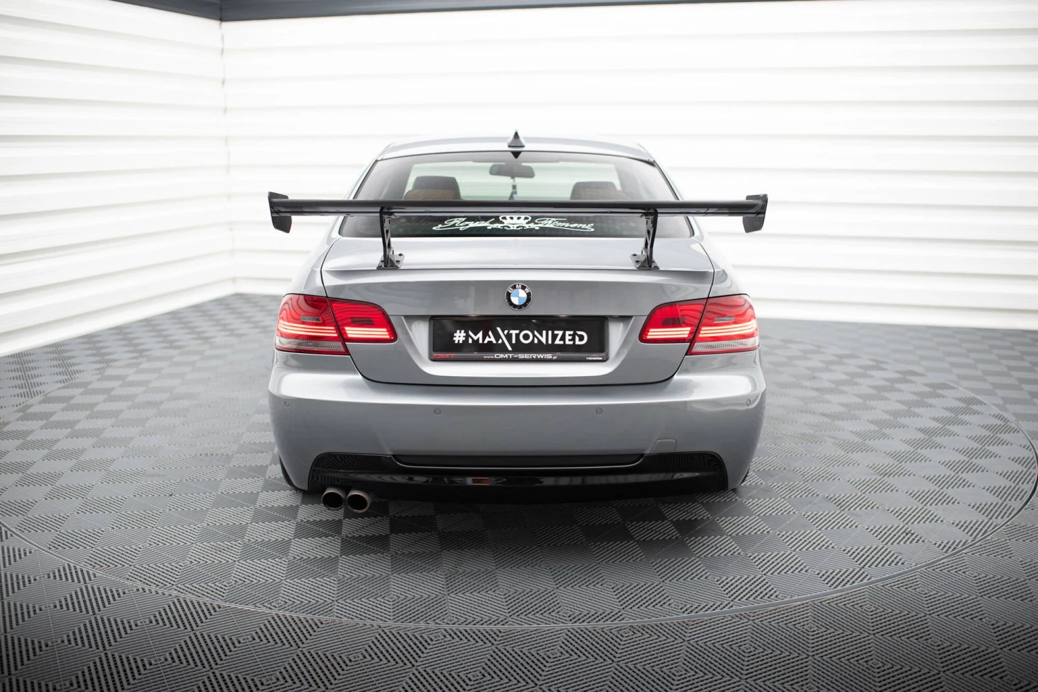 Maxton Design - Carbon Fiber Rear Wing With Internal Brackets Uprights BMW Series 3 / M3 Coupe E92 4 Maxton Design - Carbon Fiber Rear Wing With Internal Brackets Uprights BMW Series 3 / M3 Coupe E92 - Image 2