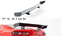 Maxton Design - Carbon Fiber Rear Wing With Internal Brackets Uprights Chevrolet Camaro SS MK6 (Facelift)