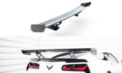 Maxton Design - Carbon Fiber Rear Wing With Internal Brackets Uprights Chevrolet Corvette Stingray / Grand Sport C7