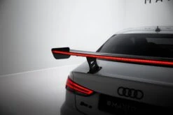 Maxton Design - Carbon Fiber Rear Wing With Internal Brackets Uprights + LED Audi A3 / A3 S-Line / S3 / RS3 Sedan 8V / 8V (Facelift) -FlareCraft Store eng pl Carbon Spoiler With Internal Brackets Uprights LED Audi A3 A3 S Line S3 RS3 Sedan 8V 8V Facelift 21896 11
