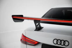 Maxton Design - Carbon Fiber Rear Wing With Internal Brackets Uprights + LED Audi A3 / A3 S-Line / S3 / RS3 Sedan 8V / 8V (Facelift) -FlareCraft Store eng pl Carbon Spoiler With Internal Brackets Uprights LED Audi A3 A3 S Line S3 RS3 Sedan 8V 8V Facelift 21896 9