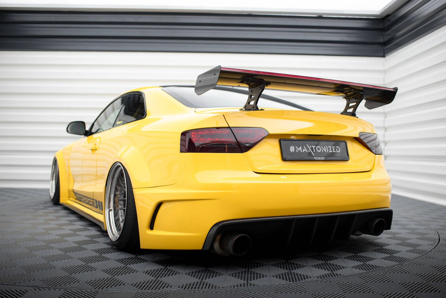 Maxton Design - Carbon Fiber Rear Wing With Internal Brackets Uprights + LED Audi A5 Coupe 8T 14 Maxton Design - Carbon Fiber Rear Wing With Internal Brackets Uprights + LED Audi A5 Coupe 8T - Image 12