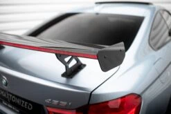 Maxton Design - Carbon Fiber Rear Wing With Internal Brackets Uprights + LED BMW Series 4 / Series 4 M-Pack Coupe F32 -FlareCraft Store eng pl Carbon Spoiler With Internal Brackets Uprights LED BMW 4 F32 4 F32 M Pack Coupe 21024 2