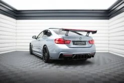 Maxton Design - Carbon Fiber Rear Wing With Internal Brackets Uprights + LED BMW Series 4 / Series 4 M-Pack Coupe F32 -FlareCraft Store eng pl Carbon Spoiler With Internal Brackets Uprights LED BMW 4 F32 4 F32 M Pack Coupe 21024 20