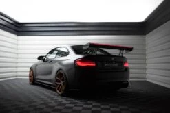 Maxton Design - Carbon Fiber Rear Wing + LED Light BMW M2 F87 -FlareCraft Store eng pl Carbon Spoiler With Internal Brackets Uprights LED BMW M2 F87 20654 18