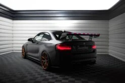 Maxton Design - Carbon Fiber Rear Wing + LED Light BMW M2 F87 -FlareCraft Store eng pl Carbon Spoiler With Internal Brackets Uprights LED BMW M2 F87 20654 20