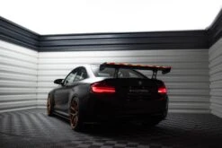 Maxton Design - Carbon Fiber Rear Wing + LED Light BMW M2 F87 -FlareCraft Store eng pl Carbon Spoiler With Internal Brackets Uprights LED BMW M2 F87 20654 24