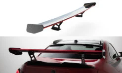Maxton Design - Carbon Fiber Rear Wing With Internal Brackets Uprights + LED BMW M2 G87