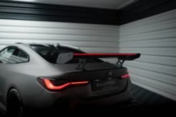Maxton Design - Carbon Fiber Rear Wing With Internal Brackets Uprights + LED BMW M4 G82 / M440i G22 / Series 4 M-Pack G22 -FlareCraft Store eng pl Carbon Spoiler With Internal Brackets Uprights LED BMW M4 G82 M440i G22 4 M Pack G22 20977 18