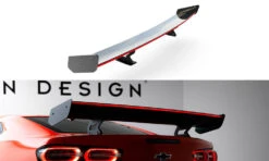 Maxton Design - Carbon Fiber Rear Wing With Internal Brackets Uprights + LED Chevrolet Camaro SS MK6 (Facelift)