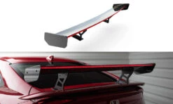 Maxton Design - Carbon Fiber Rear Wing With Internal Brackets Uprights + LED Honda Civic SI MK10