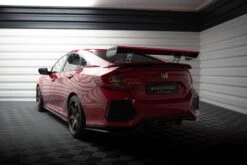 Maxton Design - Carbon Fiber Rear Wing With Internal Brackets Uprights + LED Honda Civic SI MK10 -FlareCraft Store eng pl Carbon Spoiler With Internal Brackets Uprights LED Honda Civic SI Mk10 22337 5